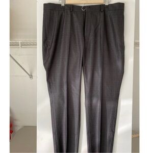 Kenneth Cole Reaction Reaction Mens Slim Fit Dress Pants 38x30 Grey Stretch NTW